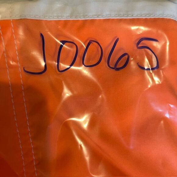 Oakley Men's Board Shorts Orange Navy White Size 36 - Picture 9 of 9